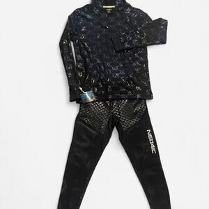 NWT Cyberdog Toxic Monogram Hoodie & Jogger Set